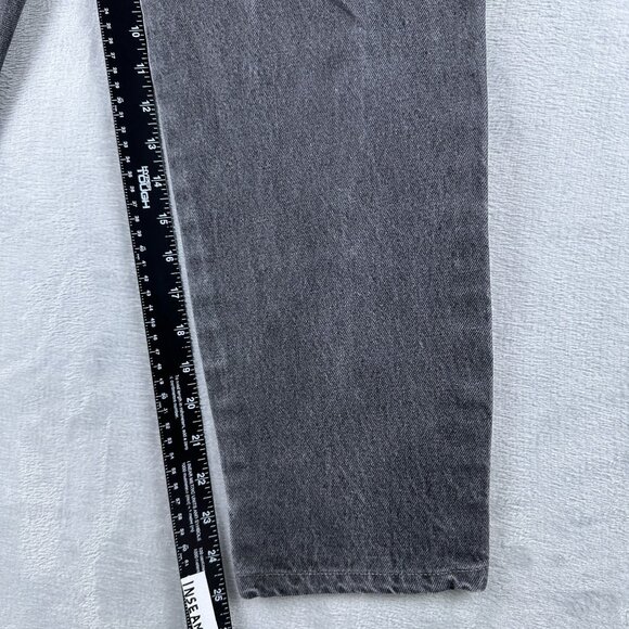 Forenza Mom Jeans Womens Size 10 High Rise Charcoal Wash 100% Cotton Black - Picture 11 of 12